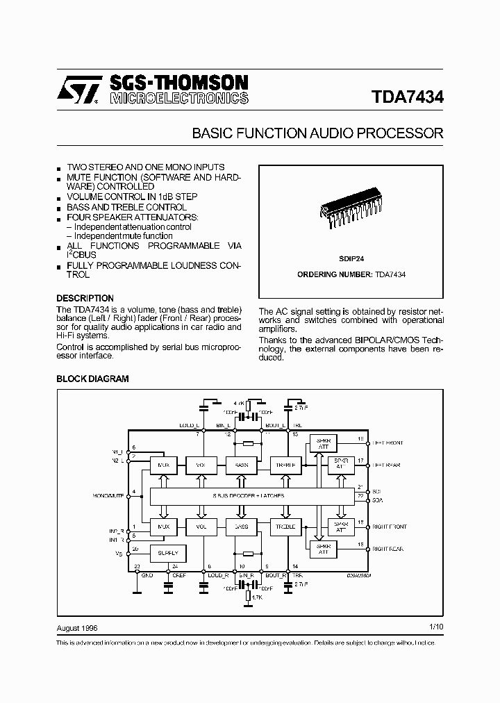 TDA7434_561036.PDF Datasheet