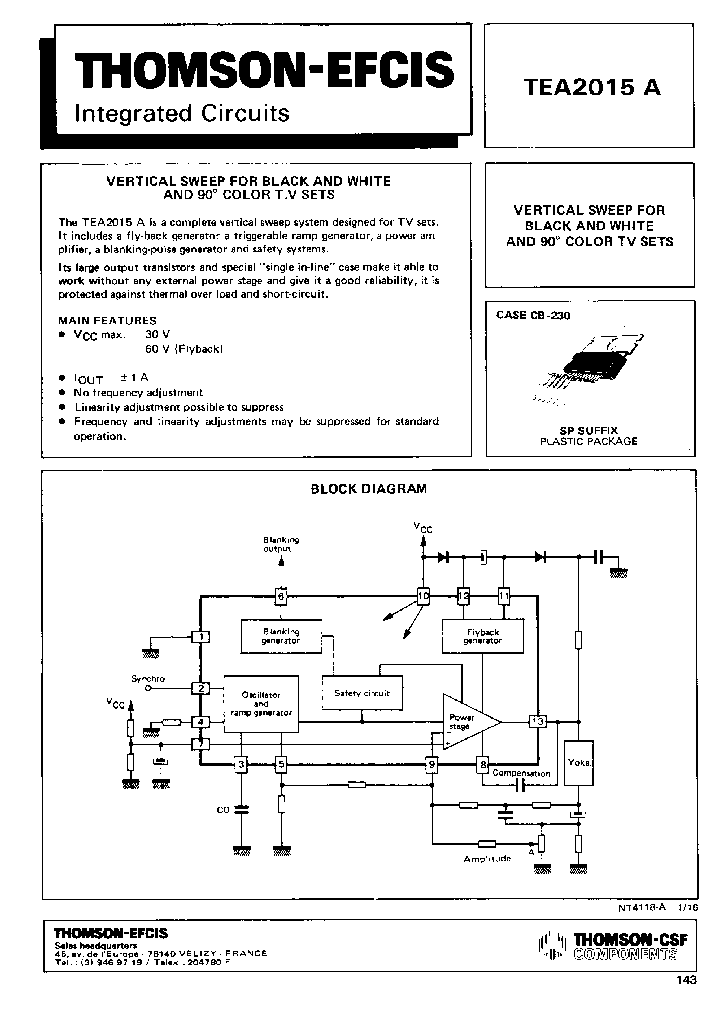 TEA2015ASP_716443.PDF Datasheet