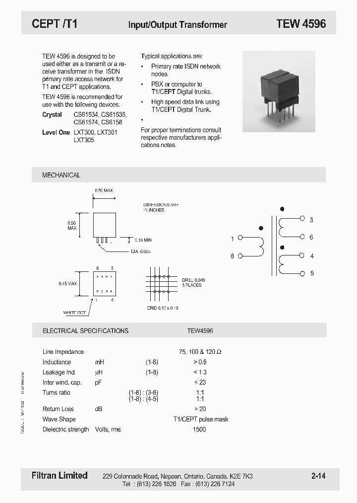 TEW4596_725768.PDF Datasheet
