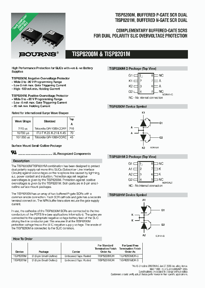 TISP8200MDR-S_697108.PDF Datasheet