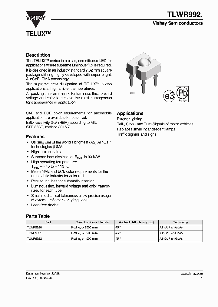 TLWR9922_675212.PDF Datasheet