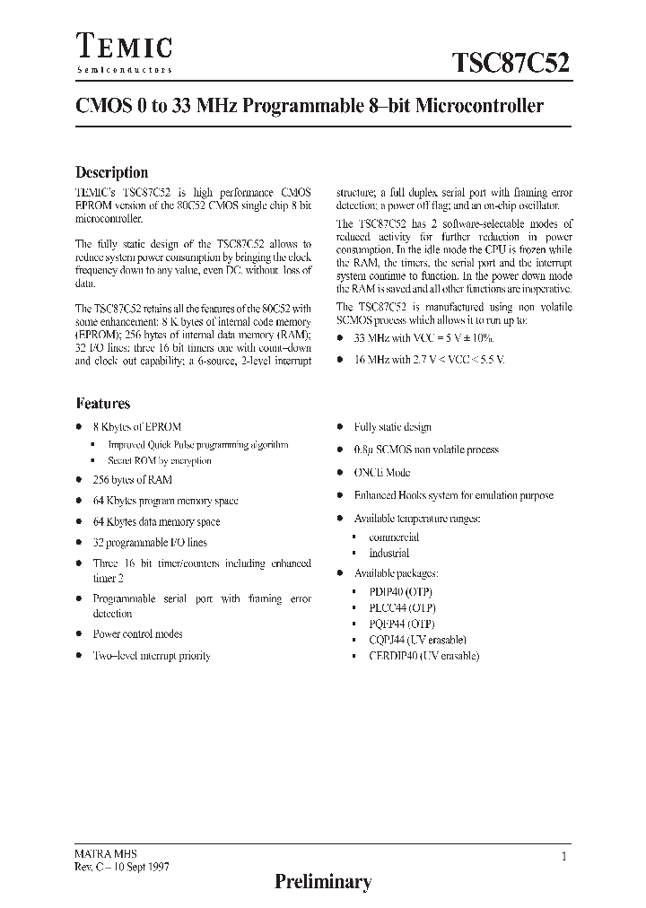 TSC87C52-12CAB_718039.PDF Datasheet