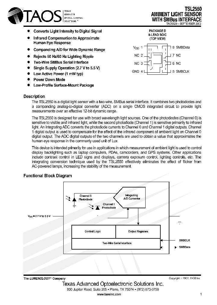 TSL2550_580862.PDF Datasheet