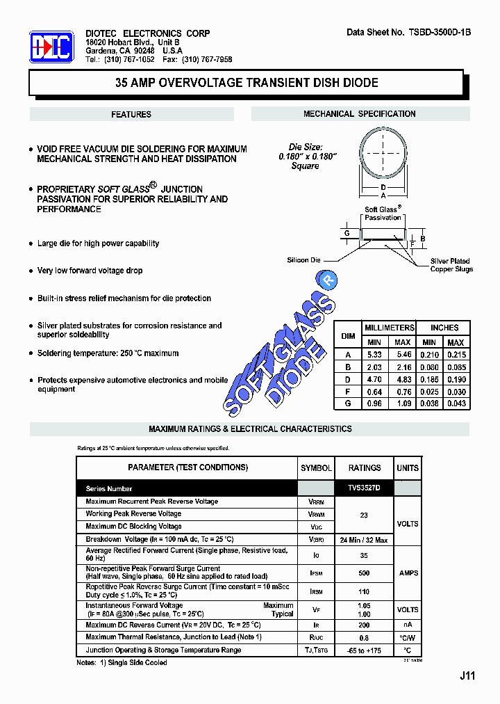 TVS3527D_621271.PDF Datasheet