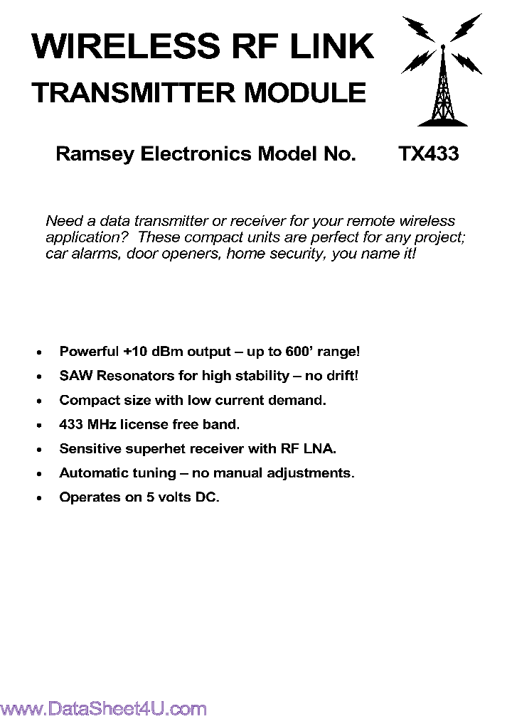 TX433_630679.PDF Datasheet