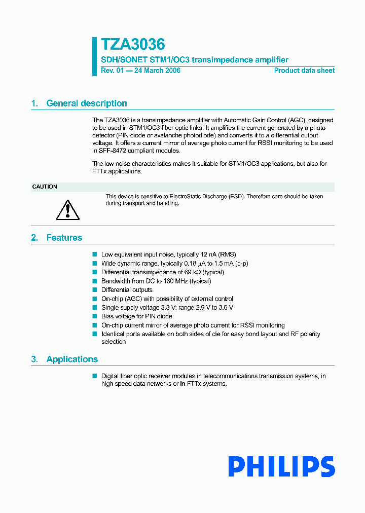 TZA3036U_703230.PDF Datasheet