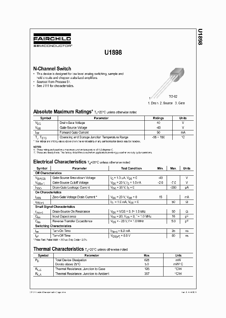 U1898_651941.PDF Datasheet
