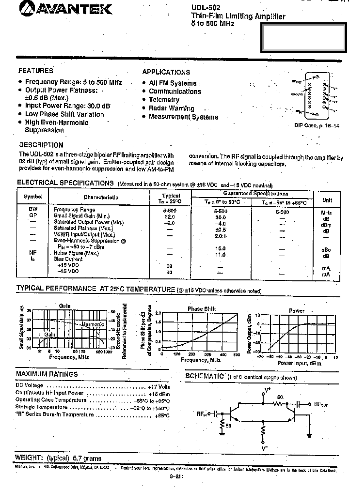 UDL-502_678493.PDF Datasheet