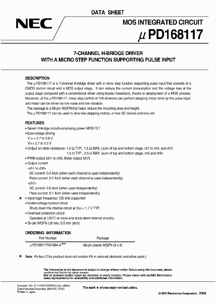 UPD168117_666253.PDF Datasheet