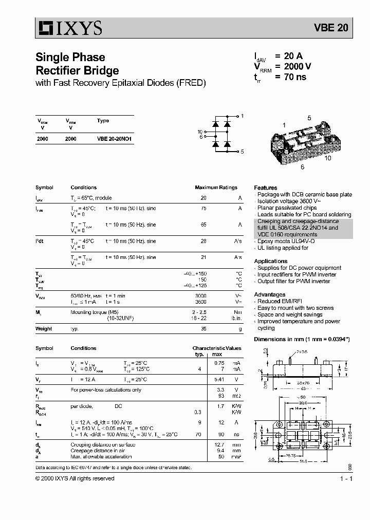 VBE20_613173.PDF Datasheet