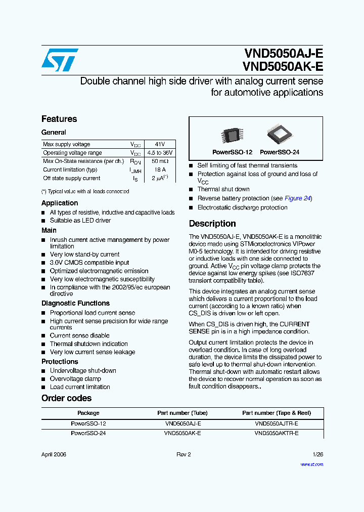 VND5050AJTR-E_570625.PDF Datasheet