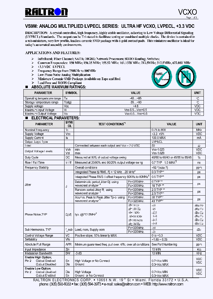 VS9MTRH_666789.PDF Datasheet
