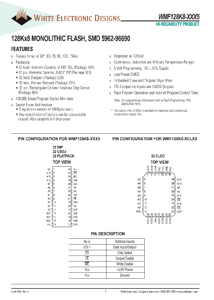 WMF128K8_634942.PDF Datasheet