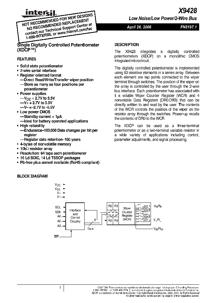 X9428WS16_708684.PDF Datasheet