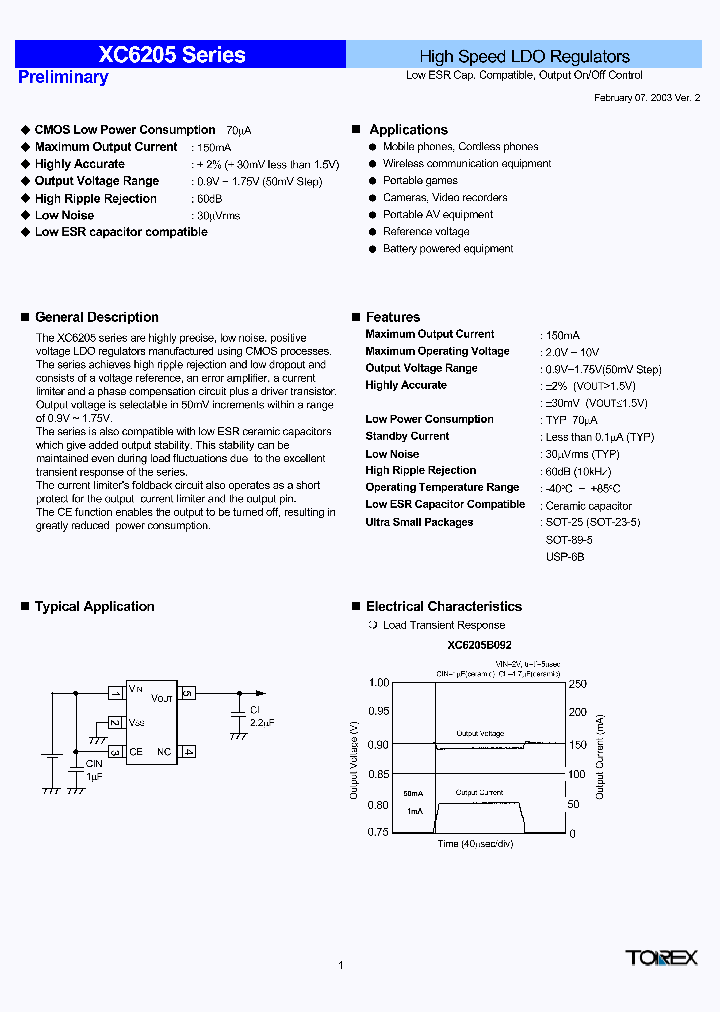 XC6205_708462.PDF Datasheet