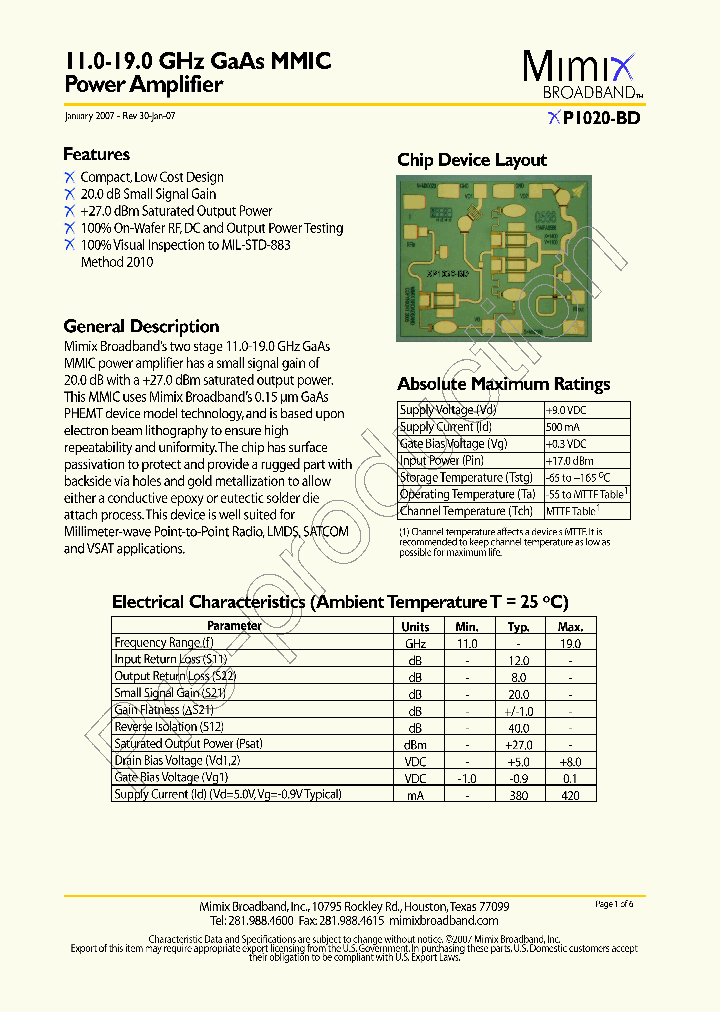 XP1020-BD-EV1_718532.PDF Datasheet
