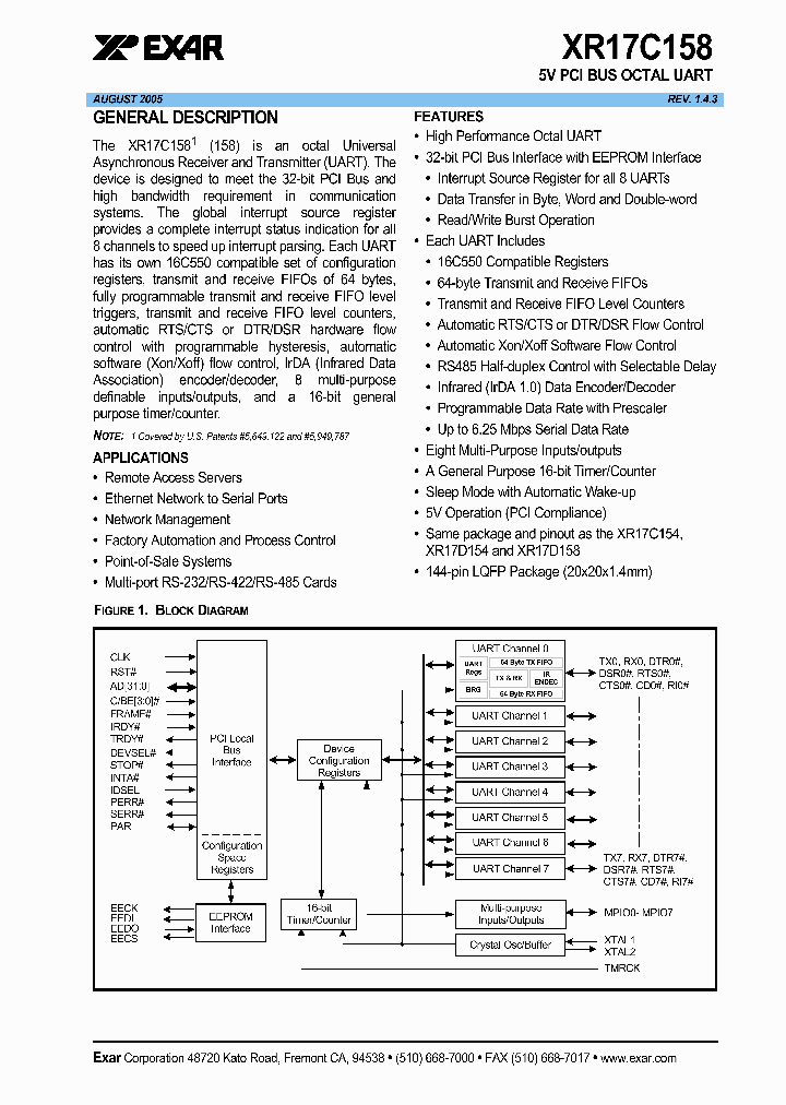 XR17C158_628131.PDF Datasheet