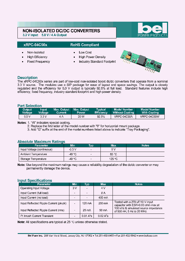 VRPC-04C50A_693564.PDF Datasheet