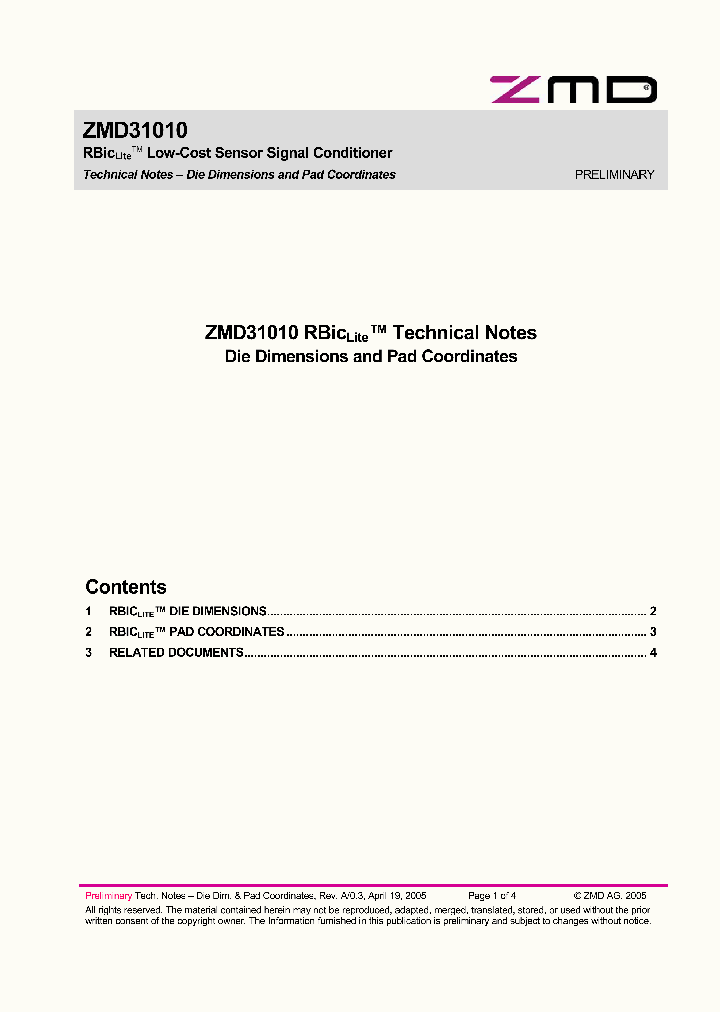 ZMD31010_658427.PDF Datasheet
