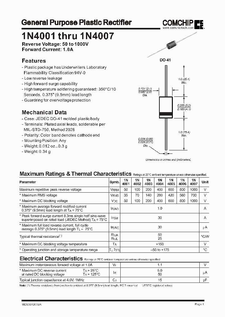 1N4001_958524.PDF Datasheet