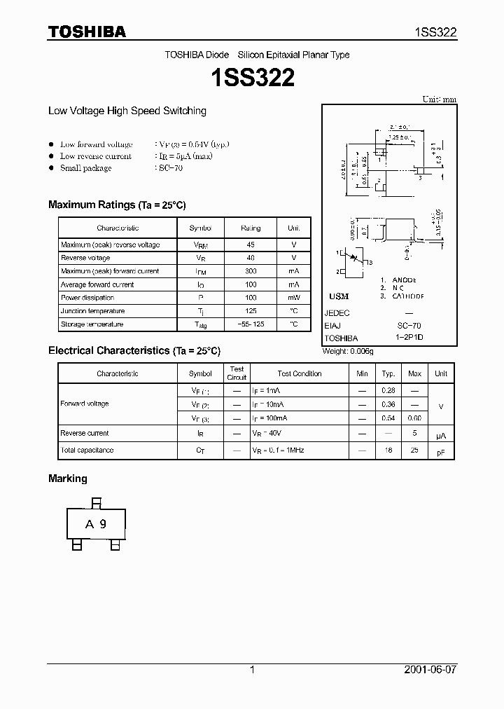 1SS322_828390.PDF Datasheet