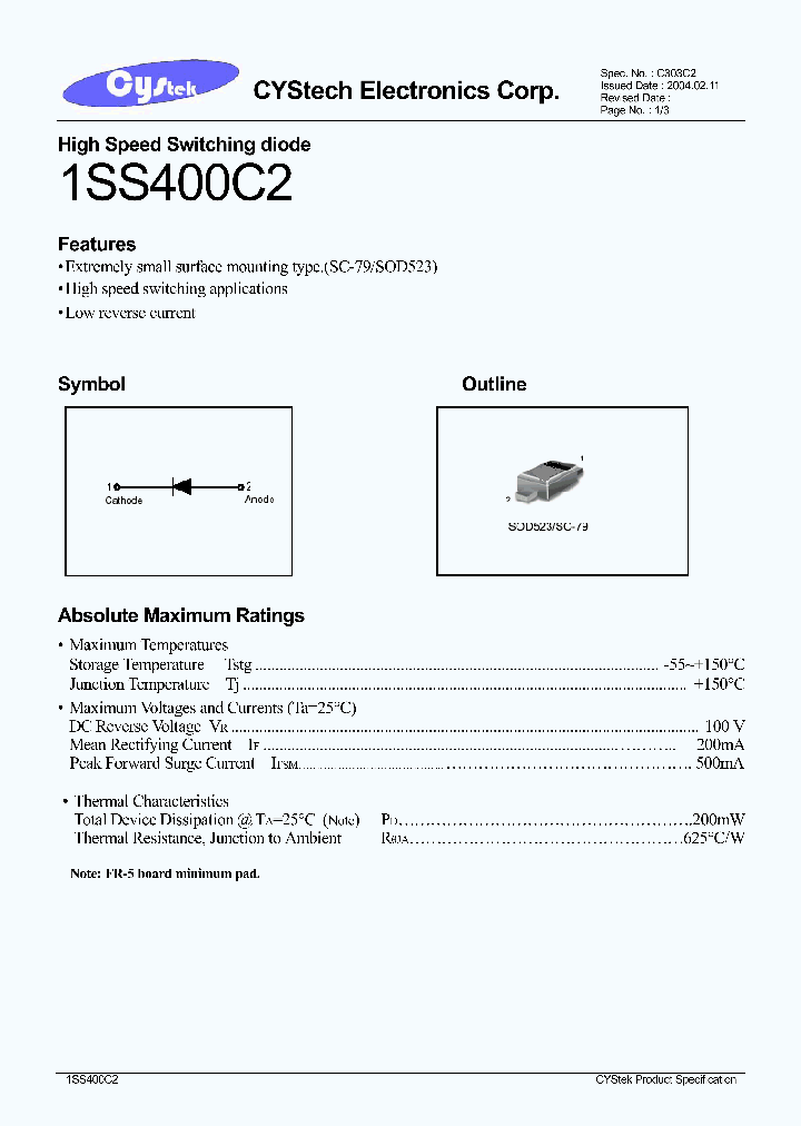 1SS400C2_899637.PDF Datasheet