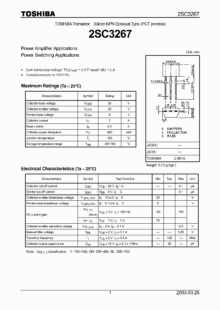 2SC3267_1008869.PDF Datasheet