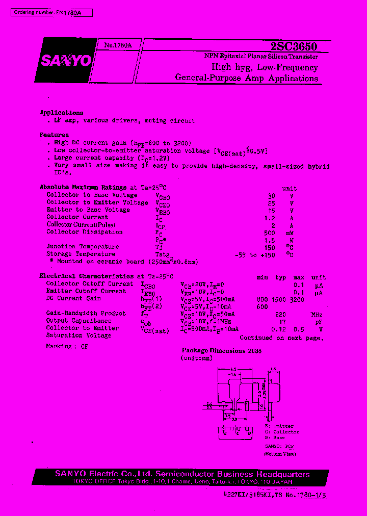 2SC3650_823570.PDF Datasheet