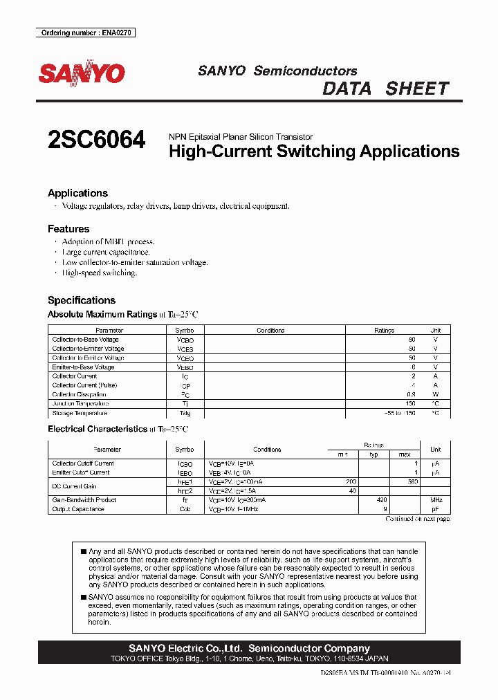 2SC6064_1010604.PDF Datasheet