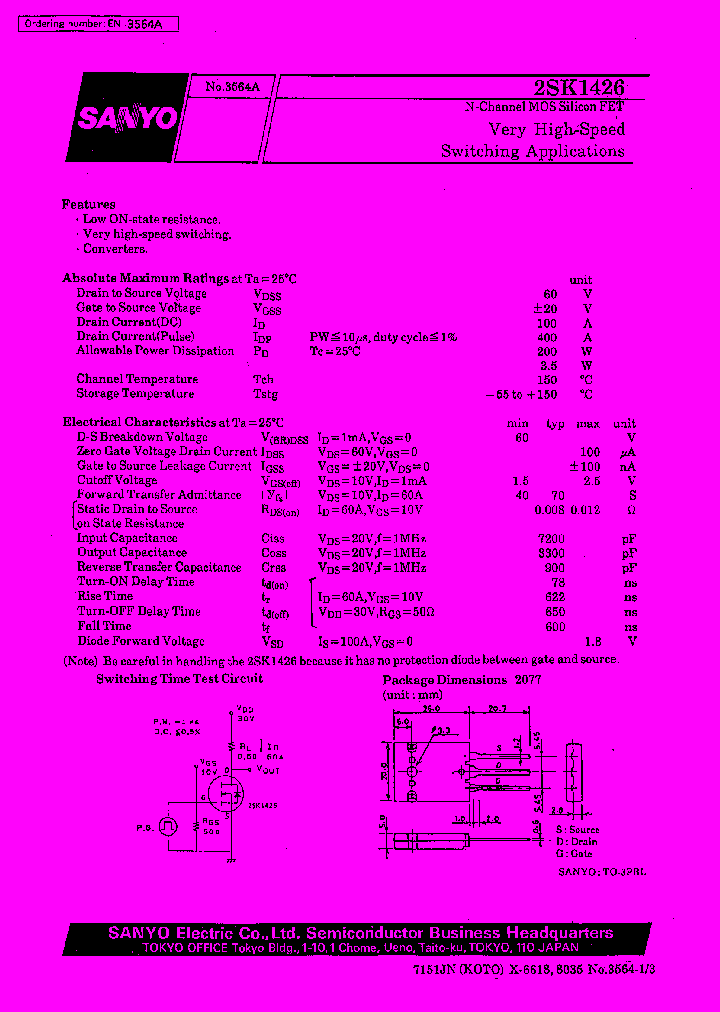 2SK1426_942719.PDF Datasheet