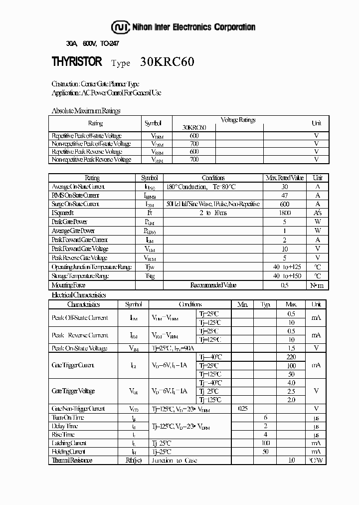 30KRC60_841927.PDF Datasheet
