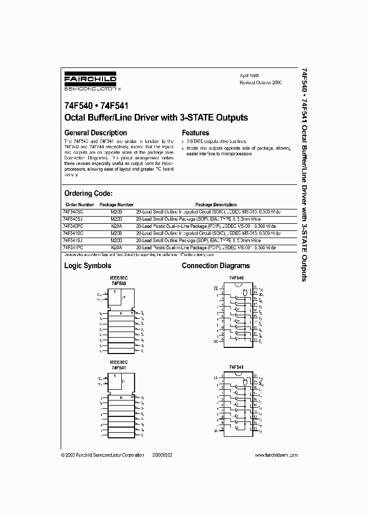 74F540PC_811914.PDF Datasheet