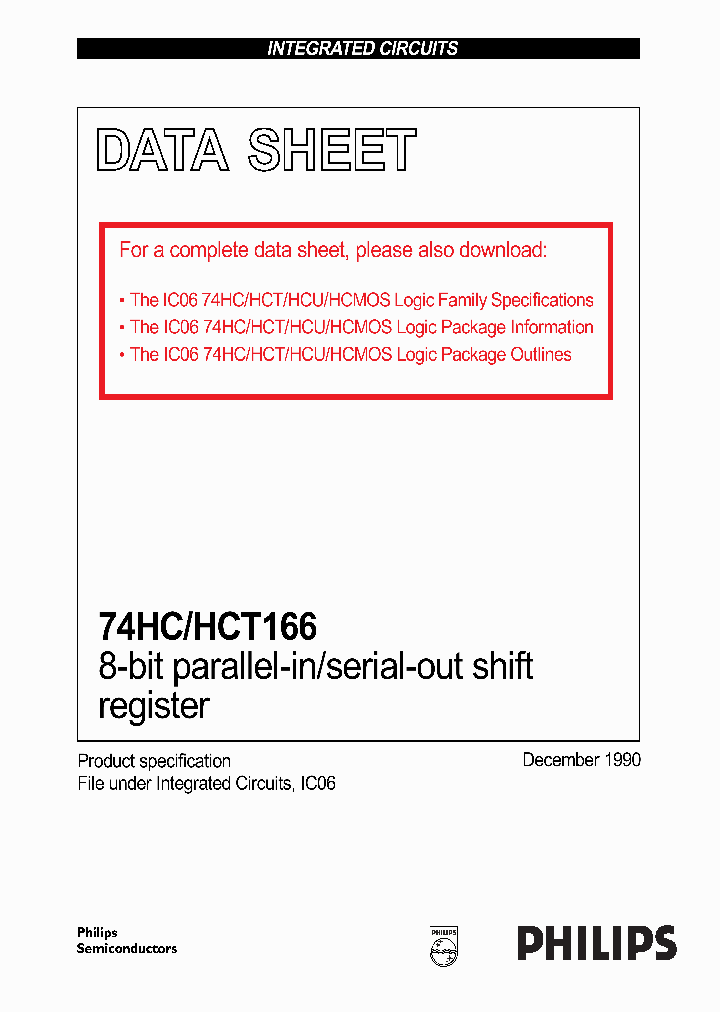 74HCT166_889075.PDF Datasheet