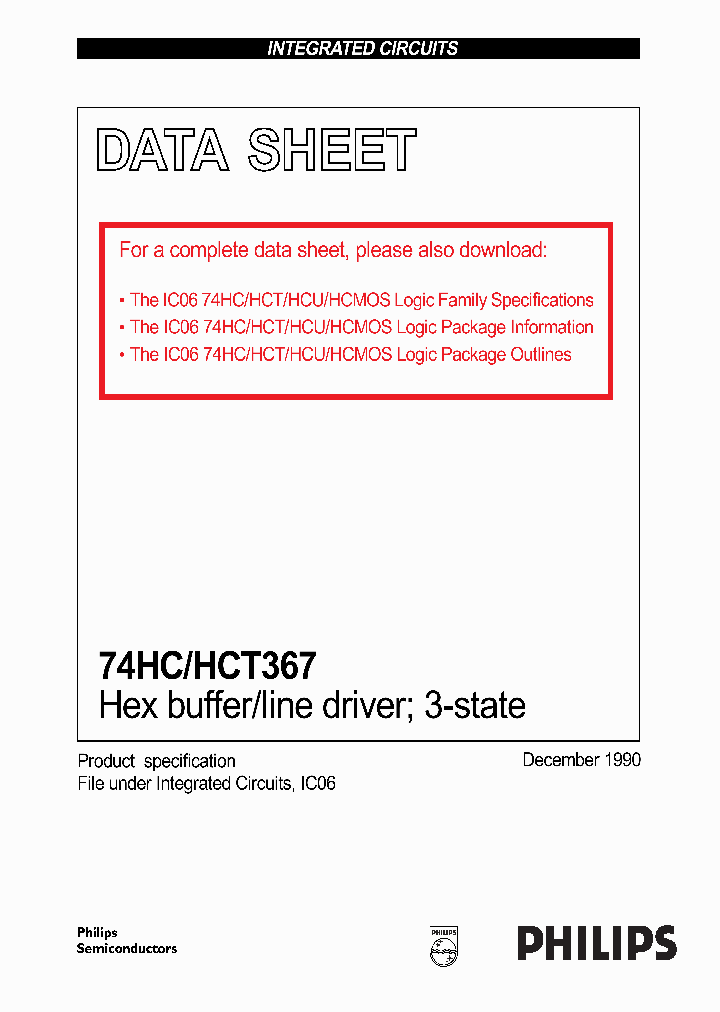74HCT367PW_947563.PDF Datasheet