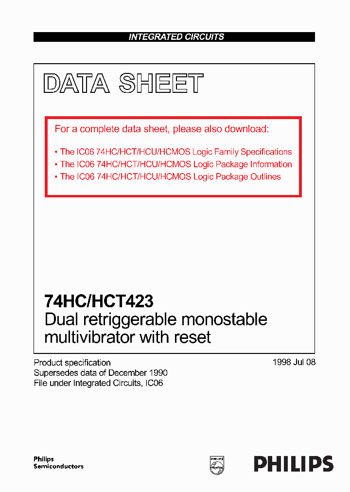 74HCT423_889123.PDF Datasheet