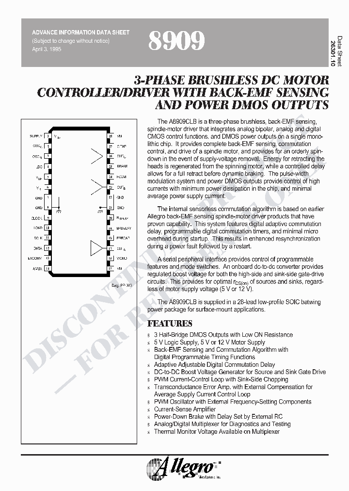 A8909CLB_868803.PDF Datasheet
