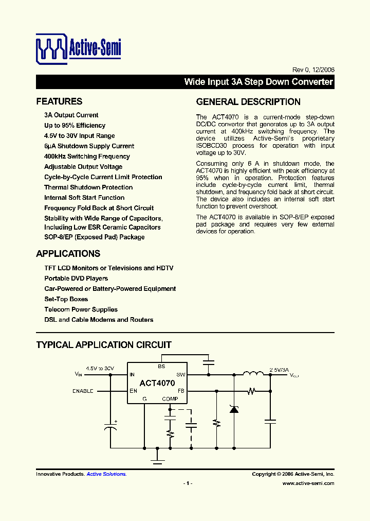 ACT4070_1022985.PDF Datasheet