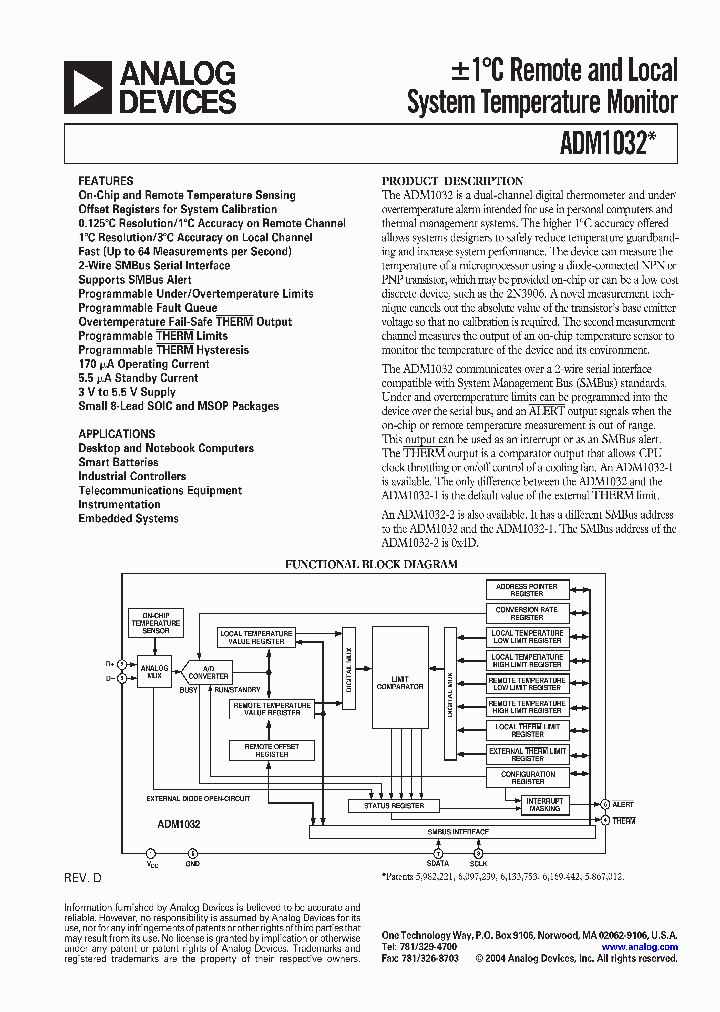 ADM1032ARM-REEL7_814531.PDF Datasheet