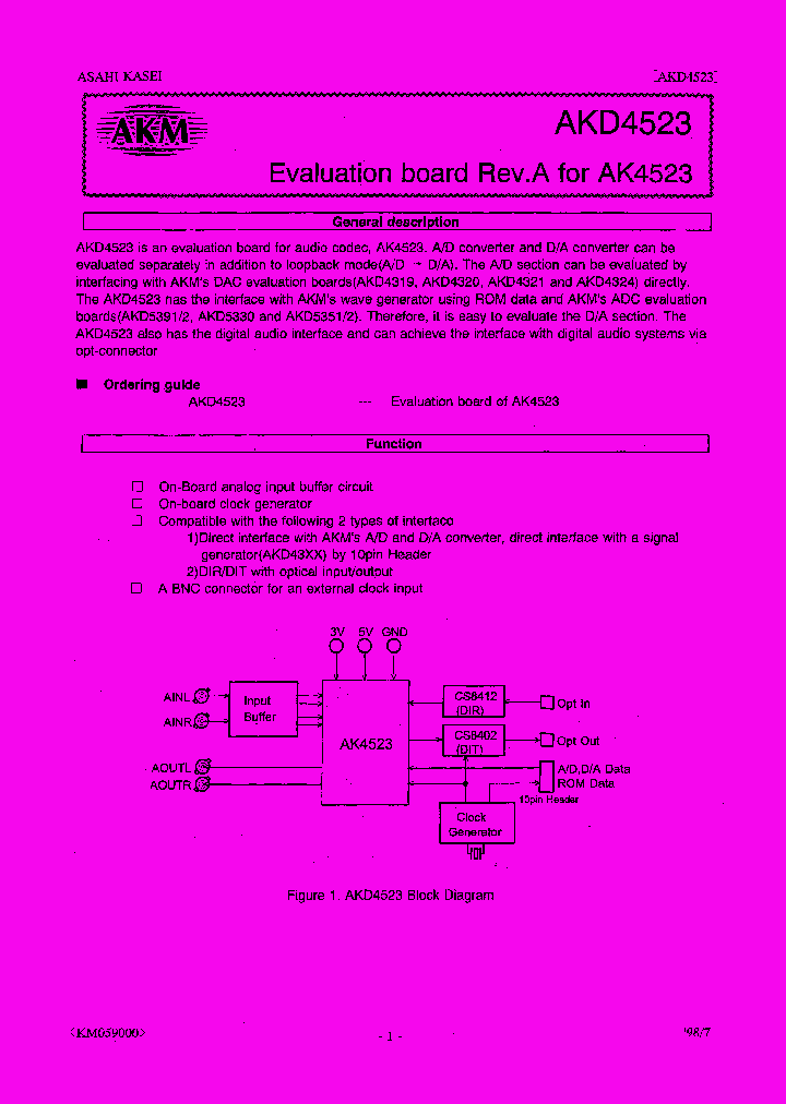 AKD4523_1015421.PDF Datasheet