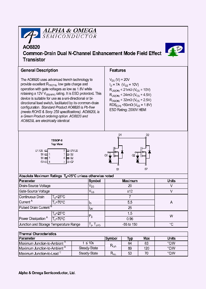 AO8820_906645.PDF Datasheet
