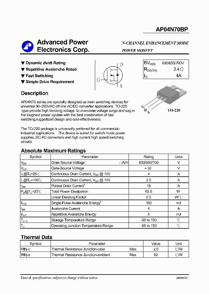 AP01L60P_932818.PDF Datasheet
