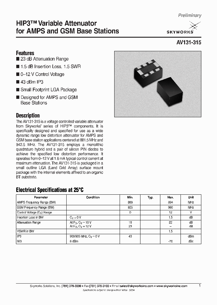 AV131-315_914580.PDF Datasheet