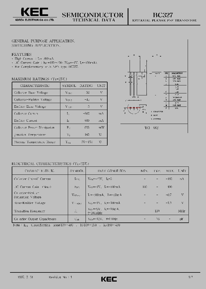 BC327_1016234.PDF Datasheet
