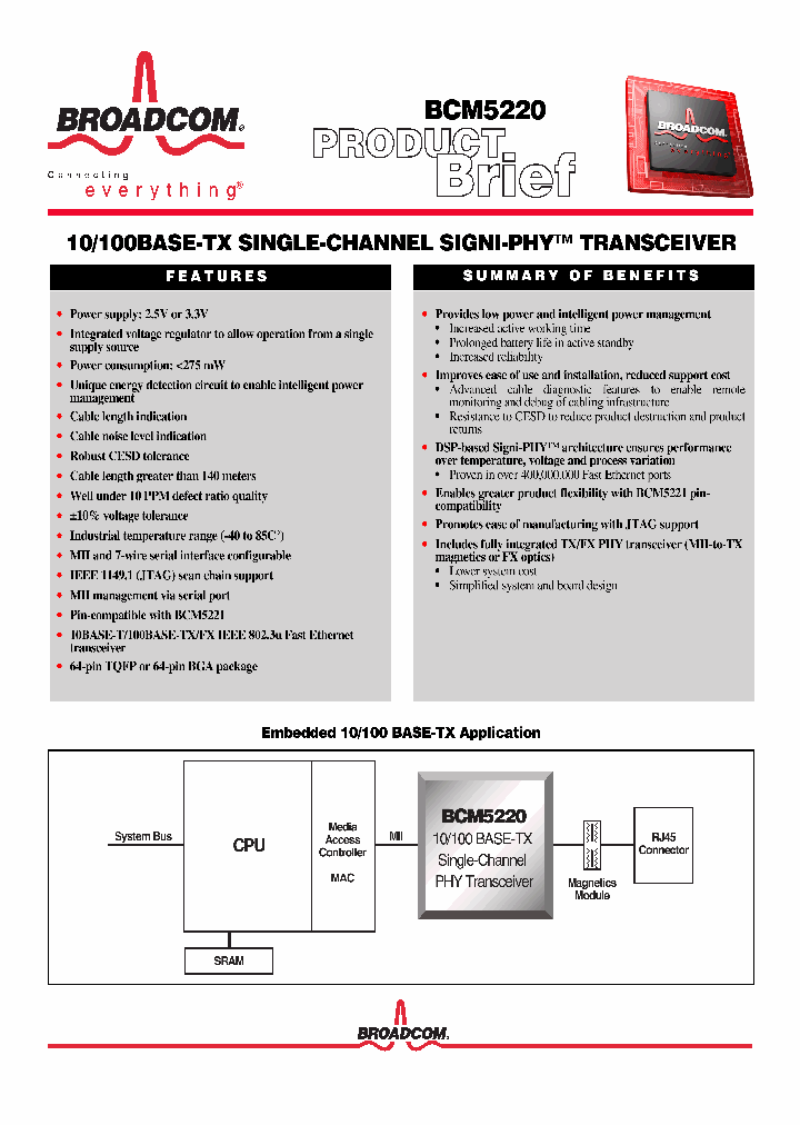 BCM5220_926045.PDF Datasheet