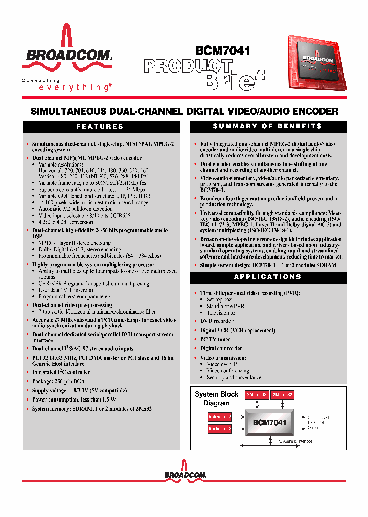 BCM7041_1021354.PDF Datasheet