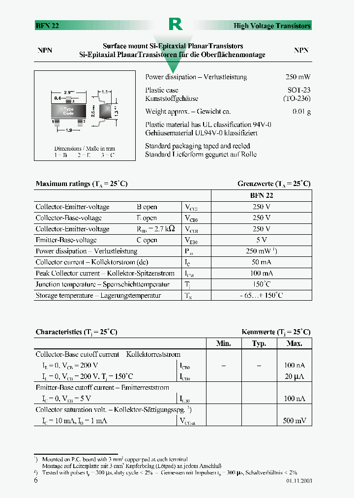 BFN22_824861.PDF Datasheet