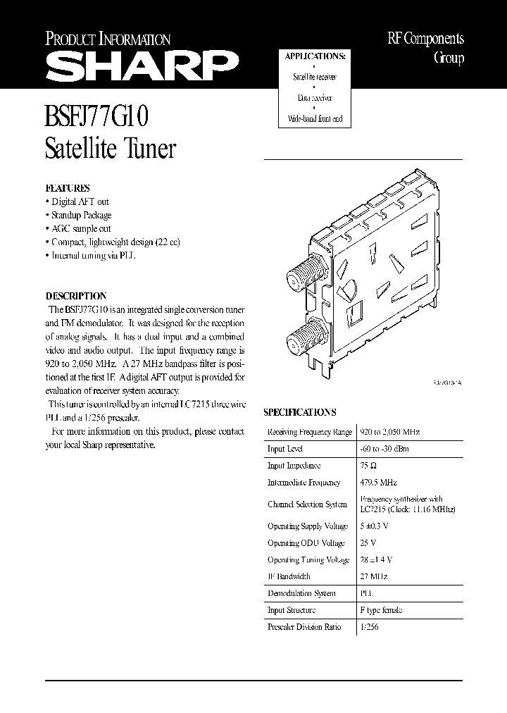 BSFJ77G10_944835.PDF Datasheet