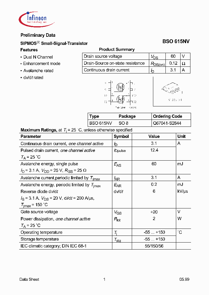 BSO615NV_805355.PDF Datasheet