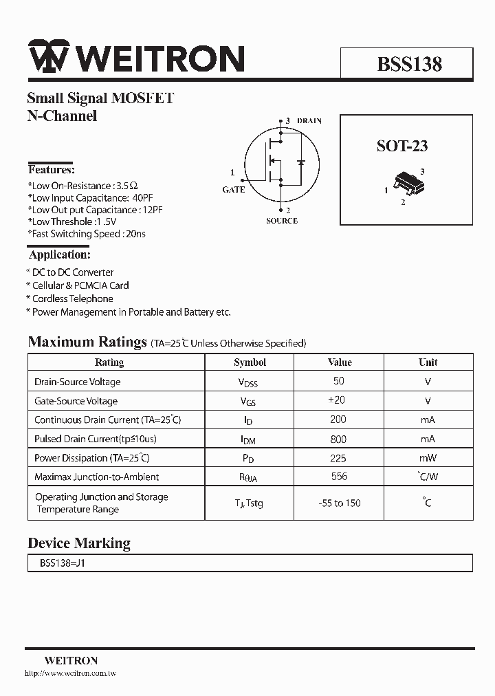 BSS138_1021389.PDF Datasheet