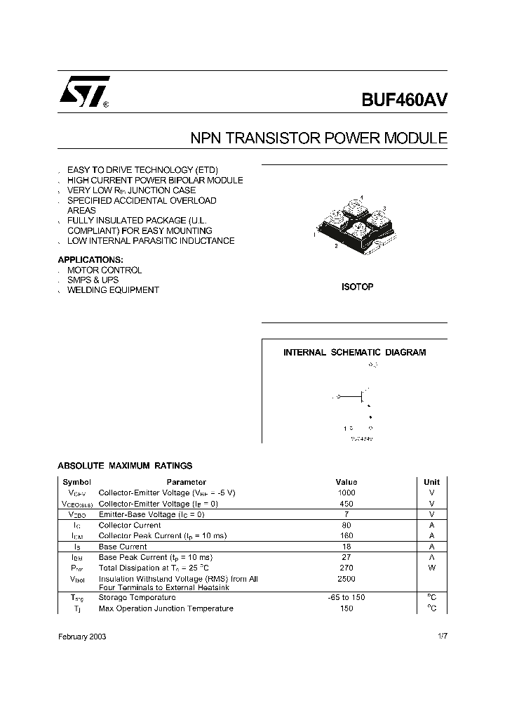 BUF460AV03_1022646.PDF Datasheet